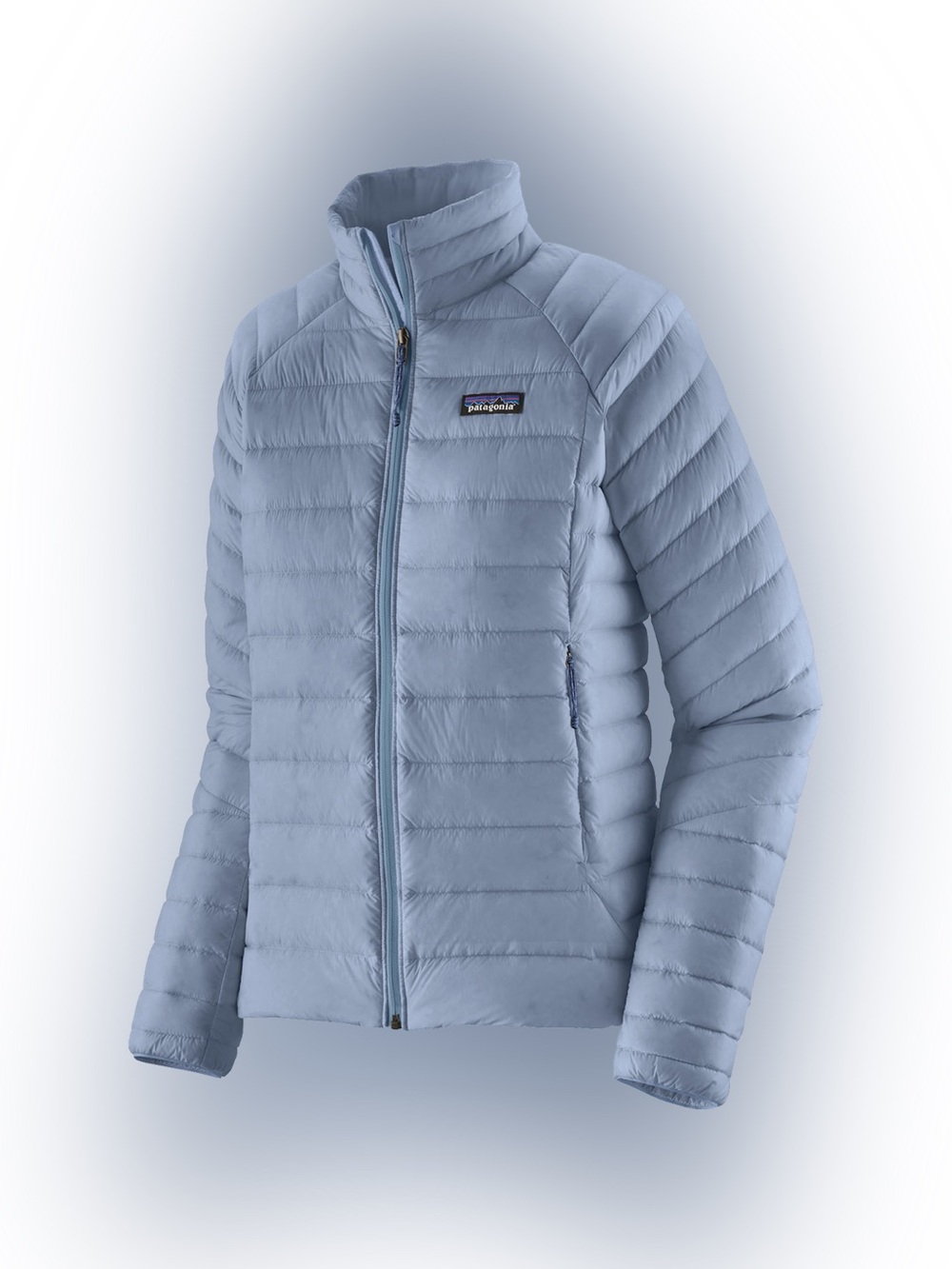 Patagonia Light Blue Quilted Puff Jacket